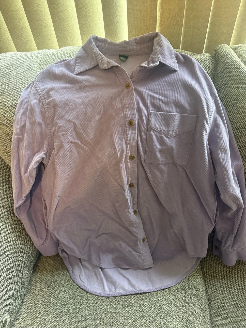 wild fable Lavender Button-Up Shirt Jacket